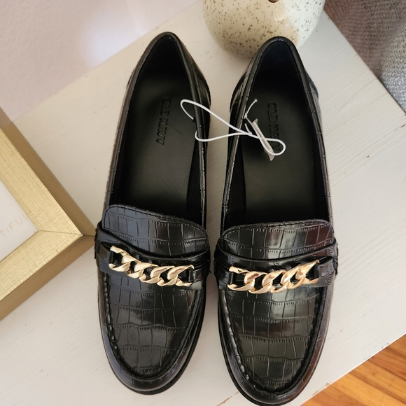 NWT Women's Loafers Slip Ons Chunky Platform Sole Loafers Women's Shoes Size 8 - Picture 3 of 5